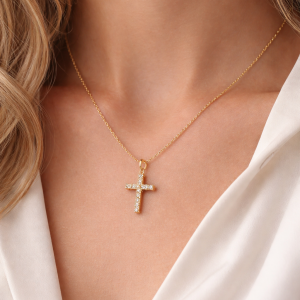 Celestia Radiance Cross Necklace
